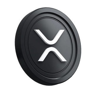 Dekorationselement einer XRP Ripple-Münze im kostenlosen Bereich des Leitfadens